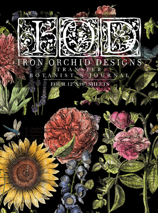 Botanist's Journal IOD Transfer Pad with (4) 12 X 16 Sheets