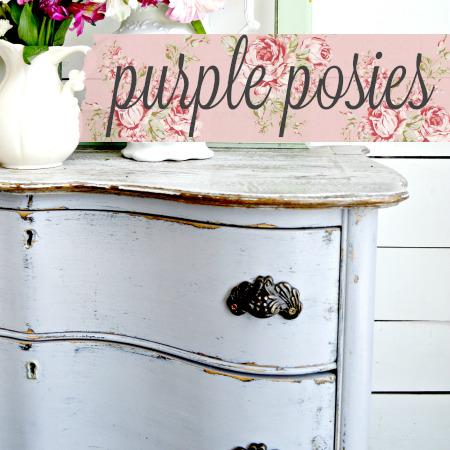 Sweet Pickins Milk Paint - Purple Posies