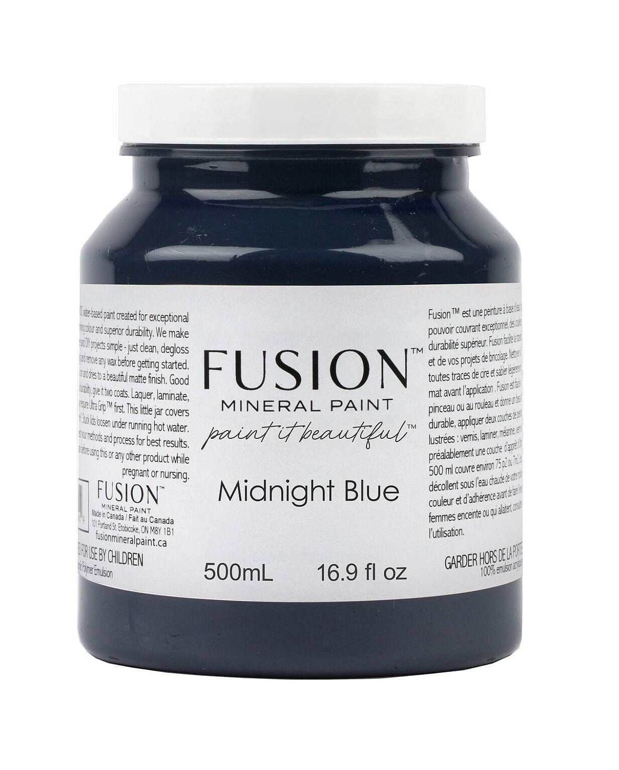 Midnight Blue Mineral Paint Pint
