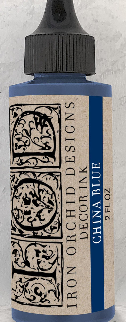 IOD China Blue Stamp Decor Ink