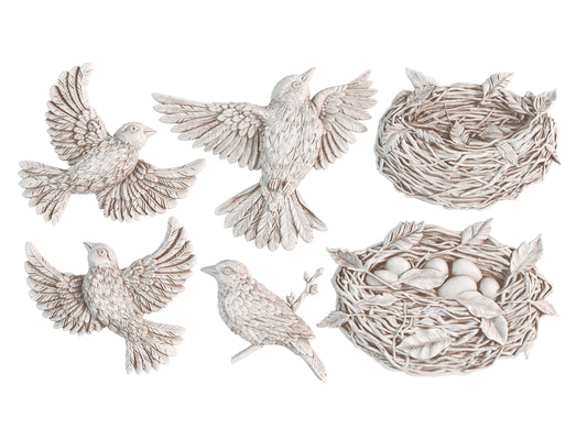 IOD Sparrow's Nest 6x10 Decor Mould, Moulds Use With Clay or Resin Crafts Signs Sugar Arts Furniture Fall Decor, Mold Ships in 1-2 days!