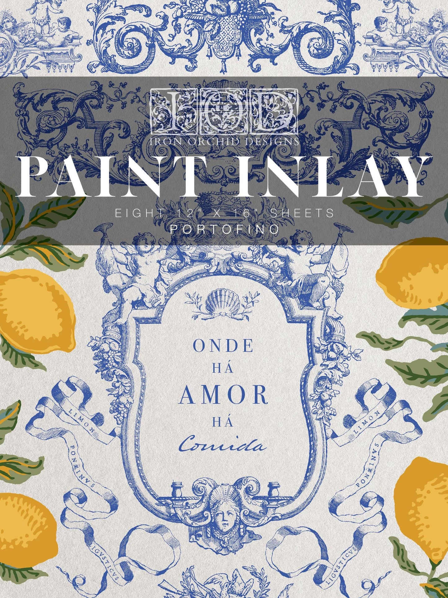 Portofino IOD Paint Inlay by Iron Orchid Design - Limited Release