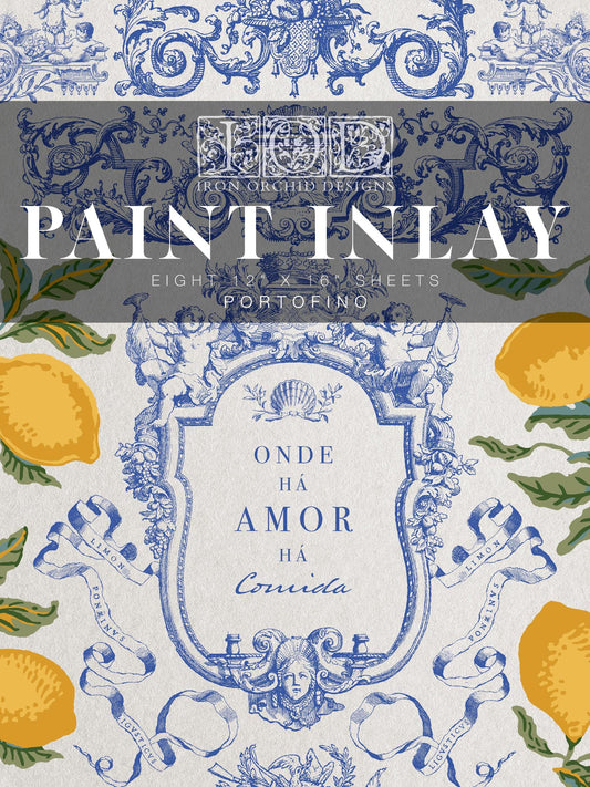Portofino IOD Paint Inlay by Iron Orchid Design - Limited Release