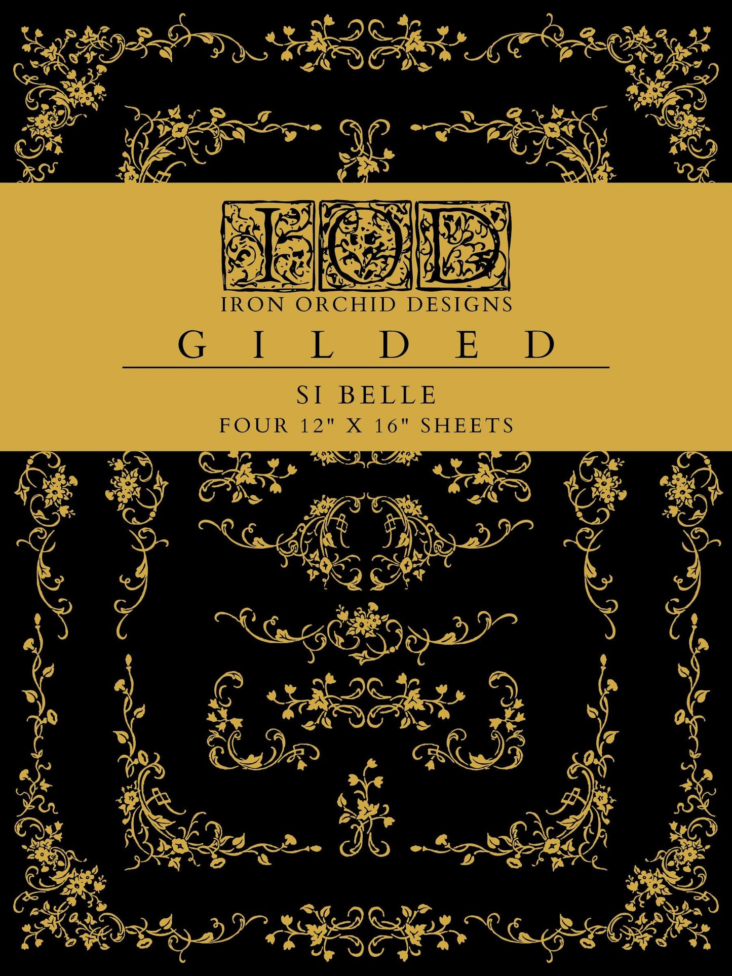 Si Belle Foil Transfer Pad IOD with (4) 12 X 16 Sheets