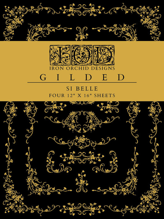 Si Belle Foil Transfer Pad IOD with (4) 12 X 16 Sheets