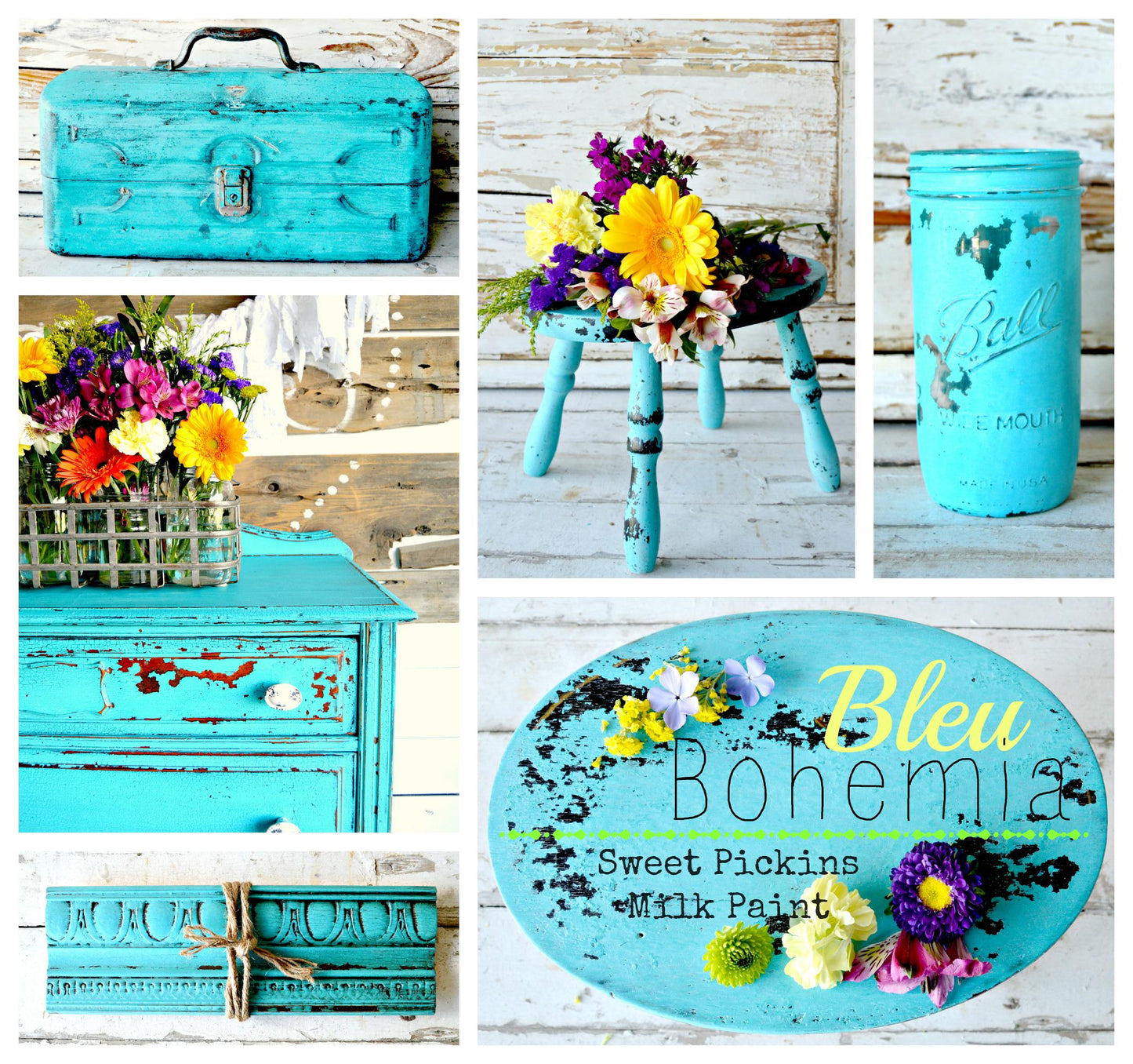 Sweet Pickins Milk Paint - Bleu Bohemia