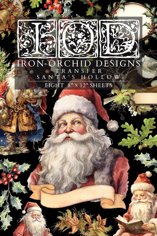 2025 IOD Santa's Hollow Transfer Pad with (8) 8 x 12 Sheets