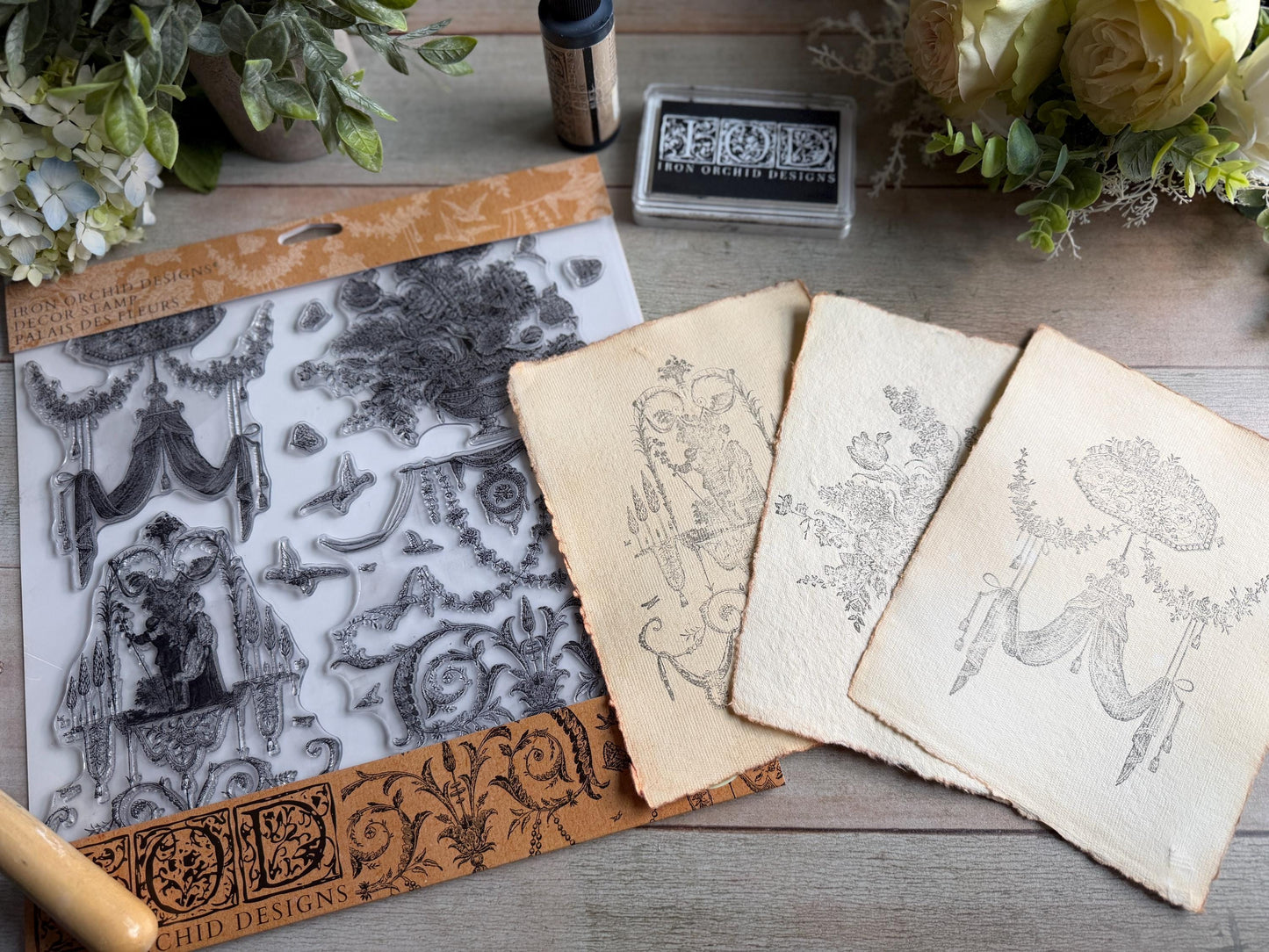 2026 IOD NEW Palais Des Fleurs Stamp, Iron Orchid Design, Spring Release, Ships same day or next!