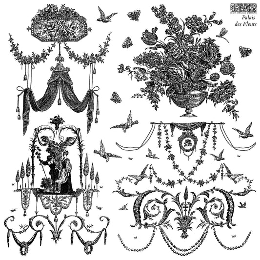 2026 IOD NEW Palais Des Fleurs Stamp, Iron Orchid Design, Spring Release, Ships same day or next!